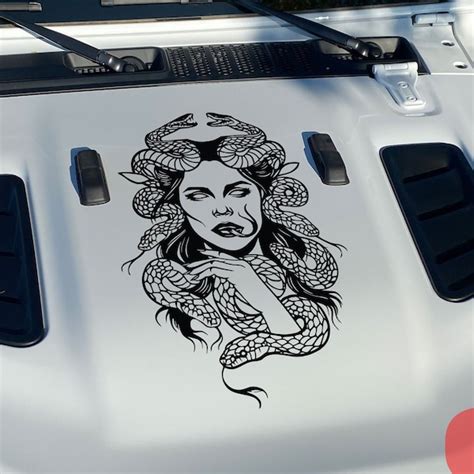 medusa decal for car.